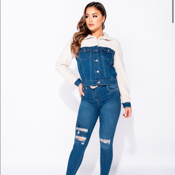 ❤︎❤︎🤠 1 LEFT Wᴇsᴛᴇʀɴ Tᴏɴᴇᴅ Dᴇɴɪᴍ Jᴀᴄᴋᴇᴛ - Picture 6 of 6